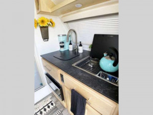 teardrop travel trailer kitchen